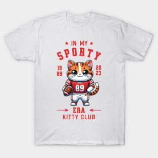 In my sporty era - Cute cat design T-Shirt